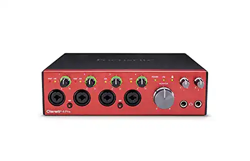 Audio-Interface Focusrite Clarett Plus 4Pre USB für professionelle Aufnahmen