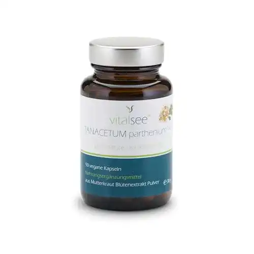 Mutterkraut Vitalsee Tanacetum parthenium 100 Extrakt 90 vegane Kapseln