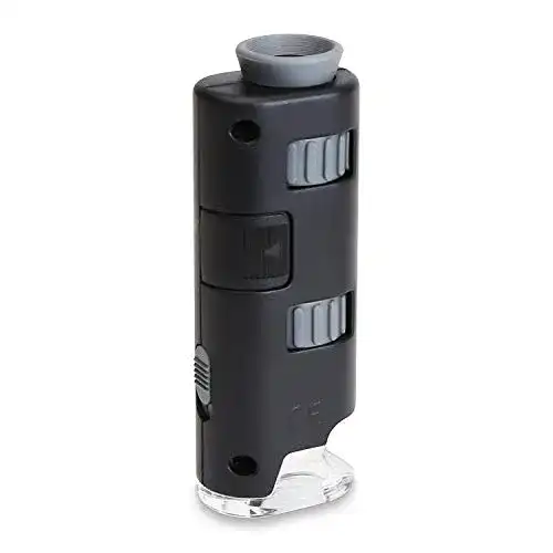 Taschenmikroskop Carson MicroMax 60-75x mit LED-Beleuchtung