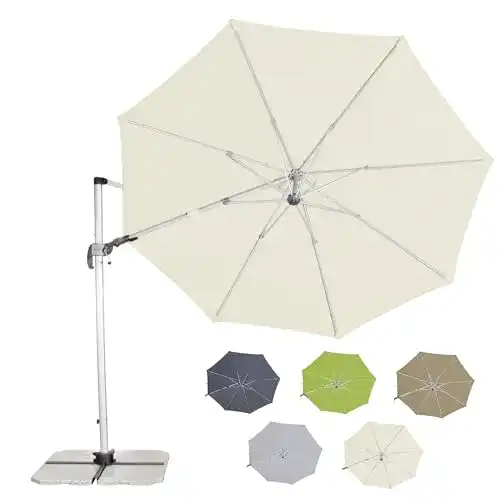 Doppler Ampelschirm SP-AZ 330 cm für Garten und Terrasse