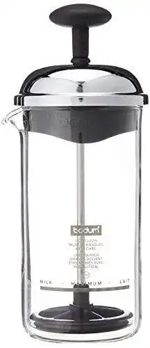 Bodum Milchaufschäumer CHAMBORD 0.08 l – Kleiner Milchschäumer