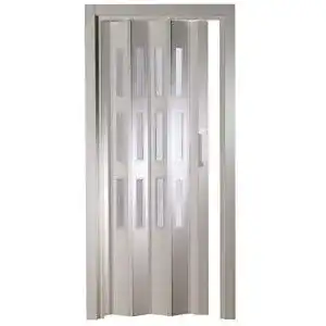 Falttür aus Kunststoff Modenplast Luciana mit 3 Fenstern 88,5×202 cm