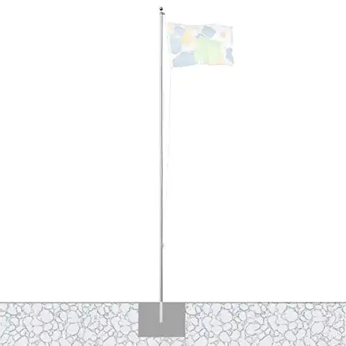 Fahnenmast Vispronet Aluminium 6,20 m Durchmesser 50 mm