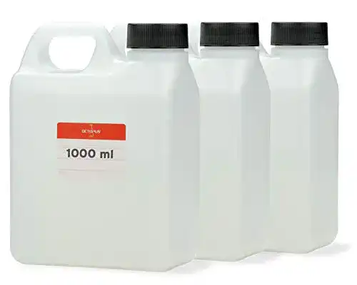 Wasserkanister Set für Camping 3x 1 Liter aus HDPE Kunststoff