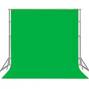 Green Screen Bonvvie Fotohintergrund 3×3 Meter für Fotografie und Video