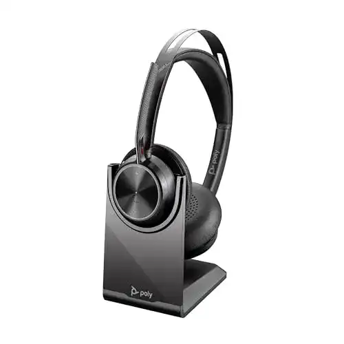Plantronics Poly Voyager Focus 2 USB-C Headset mit Ladestation