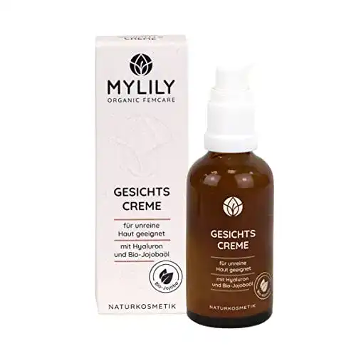 Gesichtscreme MYLILY Hyaluron Creme für unreine Haut