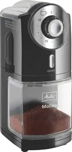 Elektrische Kaffeemühle Melitta 1019-02 Molino für präzises Mahlen