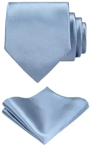 Krawatte Tie G U Style Einfarbiger Satin für Herren