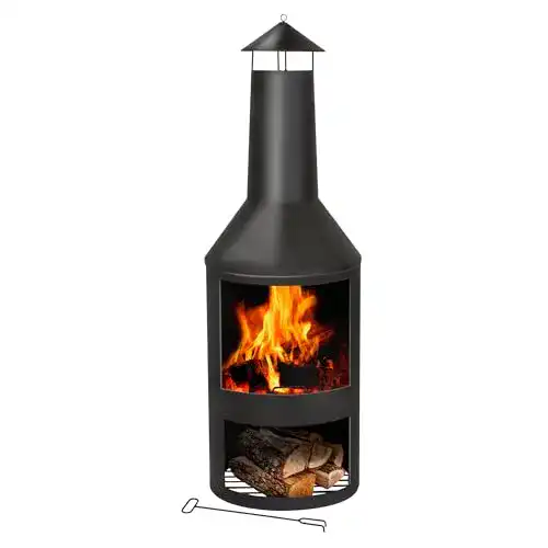 Outdoor-Ofen BBQ Collection Terrassenofen mit Schornstein