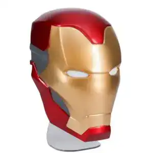 Ironman Helm mit Lampe aus Kunststoff für Unisex