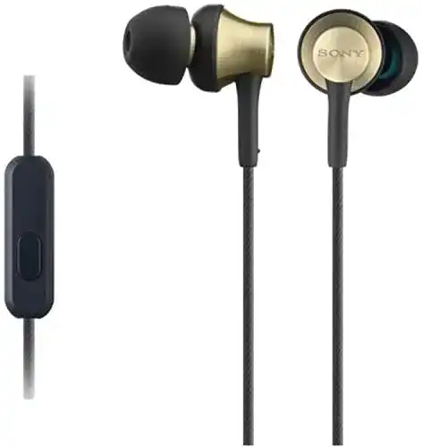 Sony MDR-EX650APT In-Ear-Headset mit Messinggehäuse und Mikrofon