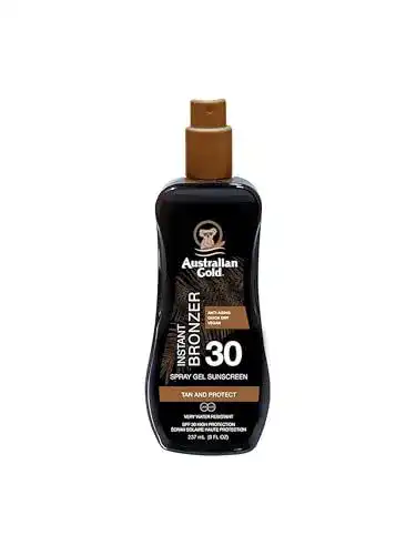 Sonnenöl Australian Gold Sonnenschutz Spray mit Bronzer SPF 30