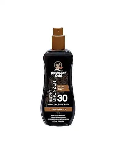 Sonnenöl Australian Gold Sonnenschutz Spray mit Bronzer SPF 30