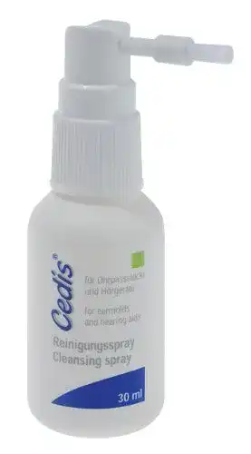 Cedis Hörgerätereiniger Reinigungsspray mit Bürste 30 ml
