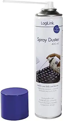Logilink RP0001 Druckluftspray 400 ml zur Reinigung von Geräten