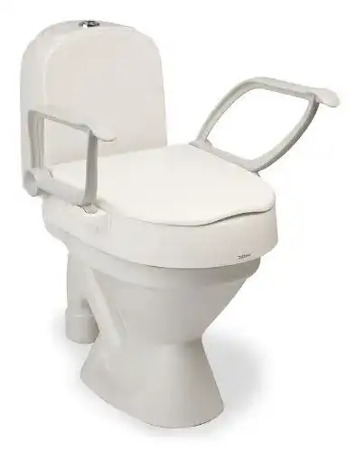 Toilettensitzerhöhung mit Armlehnen von Etac Cloo