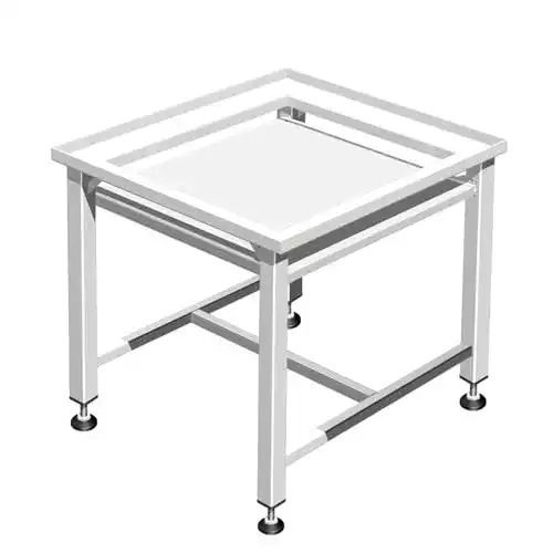 Waschmaschinen-Unterschrank aus Metall mit Ablagefläche