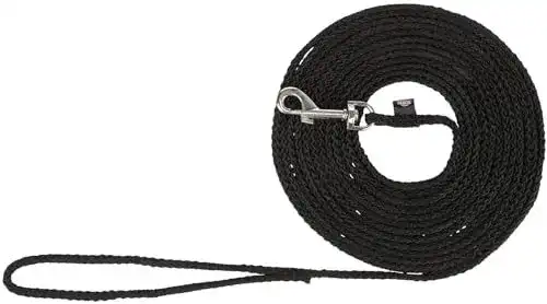 Schleppleine 10 m von TRIXIE für Hunde in Schwarz, ø 5 mm