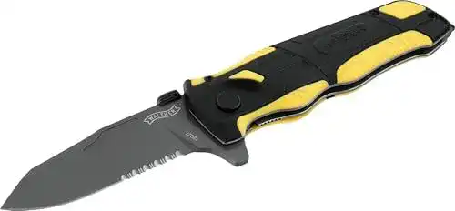 Walther Rettungsmesser RK 2 mit Gurtschneider und Notfallhammer