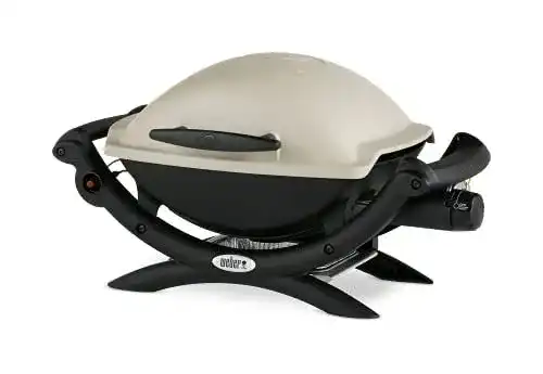 Weber Q1000 Gasgrill, 43 x 32 cm, Titan (50060079)