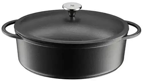 Gusseisen Bräter WMF für Induktion, 30 x 23,5 cm, Schmortopf