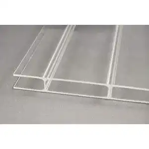 Acrylsteplatten 16mm klar mit 64mm Stegabstand
