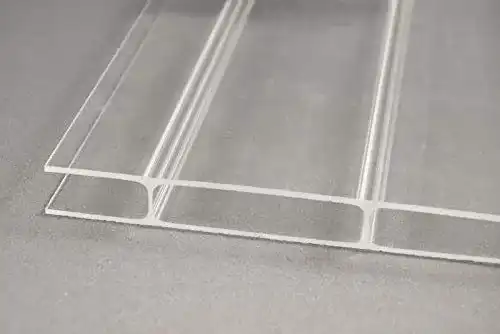 Acrylsteplatten 16mm klar mit 64mm Stegabstand