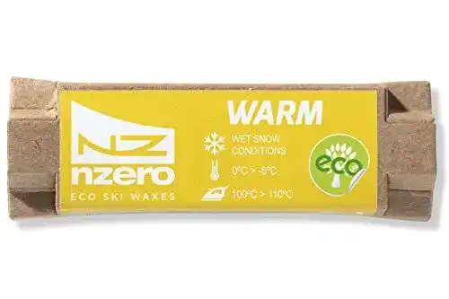 Skiwachs N-ZERO NZEROWAX Organisches Warmwachs Gelb