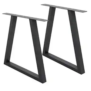 Tischbeine Ecd Germany Trapez Design 60 x 72 cm Anthrazit