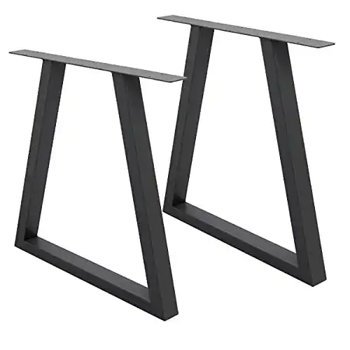 Tischbeine Ecd Germany Trapez Design 60 x 72 cm Anthrazit