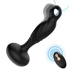 Prostata-Vibrator Jfrong Tragbarer Analvibrator mit 10 Vibrationsmodi