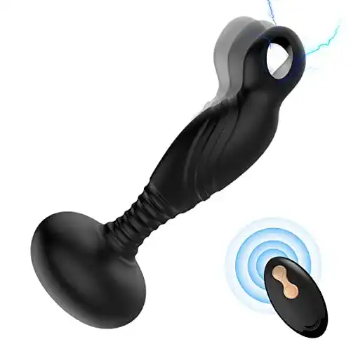Prostata-Vibrator Jfrong Tragbarer Analvibrator mit 10 Vibrationsmodi