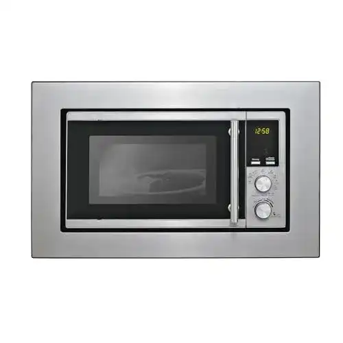 Einbau-Mikrowelle Silva Schneider EBM-G 880E mit Grillfunktion und Edelstahloberfläche