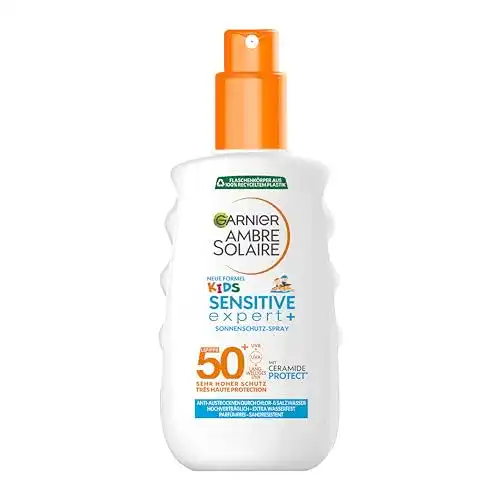 Garnier Sonnencreme LSF 50+ für Kinder Wasserfestes Sonnenschutzspray