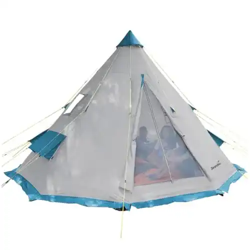 Tipi Zelt Skandika für 6 Personen Outdoor Campingzelt