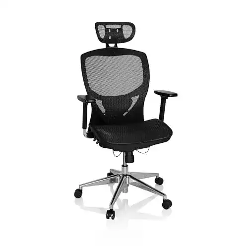 Hjh Office 657000 Bürostuhl Venus ONE mit ergonomischer Rückenlehne