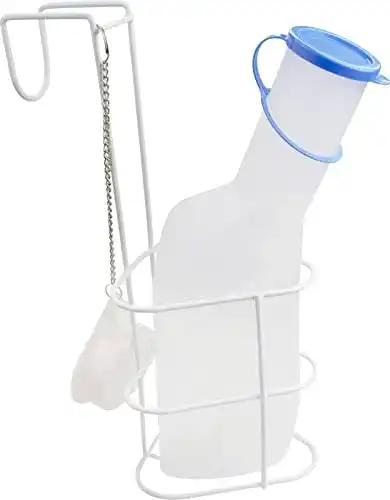 Urinflasche Medi-Inn PP 1000 ml für Männer mit Betthalter