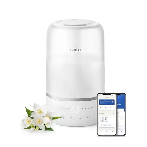Philips Luftbefeuchter Smart Humidifier für Räume bis 38 m²