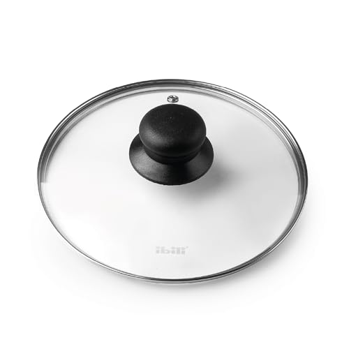 Topfdeckel Ibili Glasdeckel Prisma aus Edelstahl, 18 cm