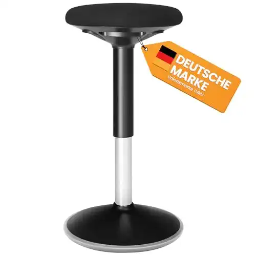 Bürohocker SONGMICS ergonomischer Arbeitshocker mit 360° Drehfunktion
