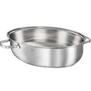 Gänsebräter Rösle Elegance oval mit Multifunktionsdeckel