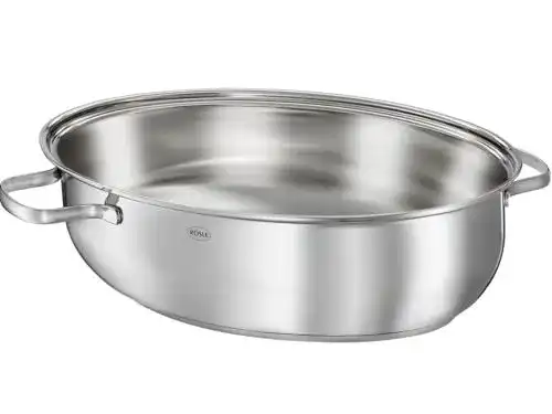 Gänsebräter Rösle Elegance oval mit Multifunktionsdeckel