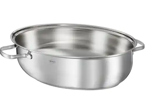Gänsebräter Rösle Elegance oval mit Multifunktionsdeckel