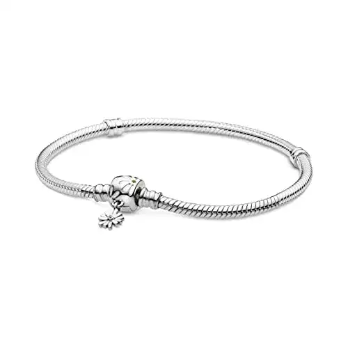 Pandora Armband mit Gänseblümchen-Verschluss aus Sterling Silber
