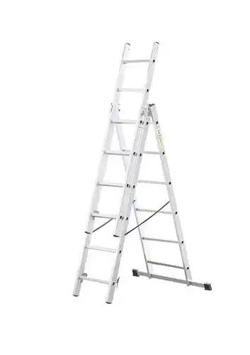 Mehrzweckleiter Drabest Home 3×7 Sprossen Aluminiumleiter