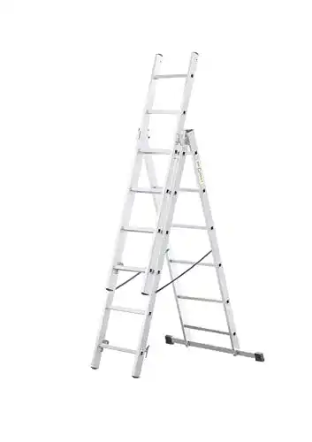Mehrzweckleiter Drabest Home 3×7 Sprossen Aluminiumleiter