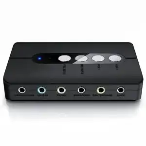 Csl-Computer USB 7.1 Soundkarte extern mit Lautstärkeregelung