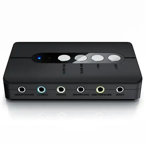 Csl-Computer USB 7.1 Soundkarte extern mit Lautstärkeregelung
