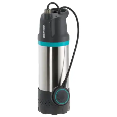 Tauchdruckpumpe Gardena 5900/4 inox mit Schmutzfilter und Trockenlaufsicherung